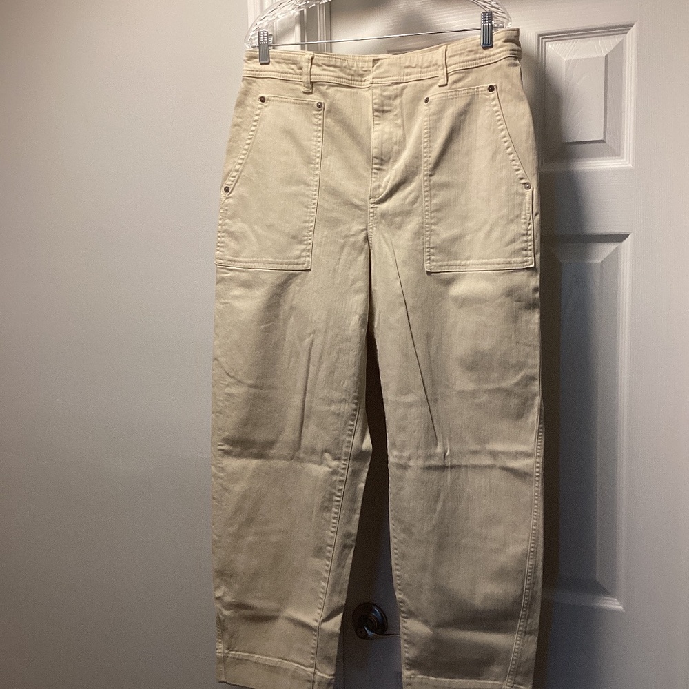 Women’s khaki denim